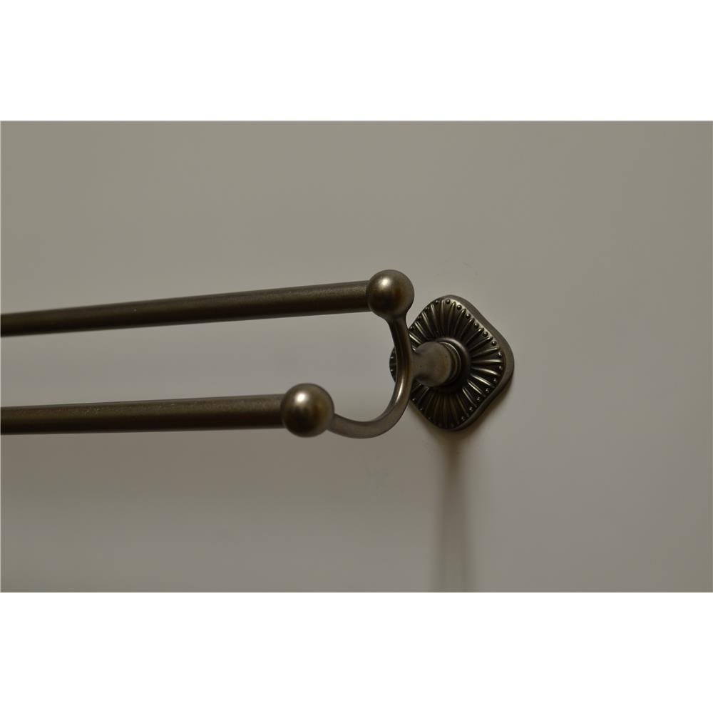 Residential Essentials 2648AP Prescott 24" Double Towel Bar in Aged Pewter